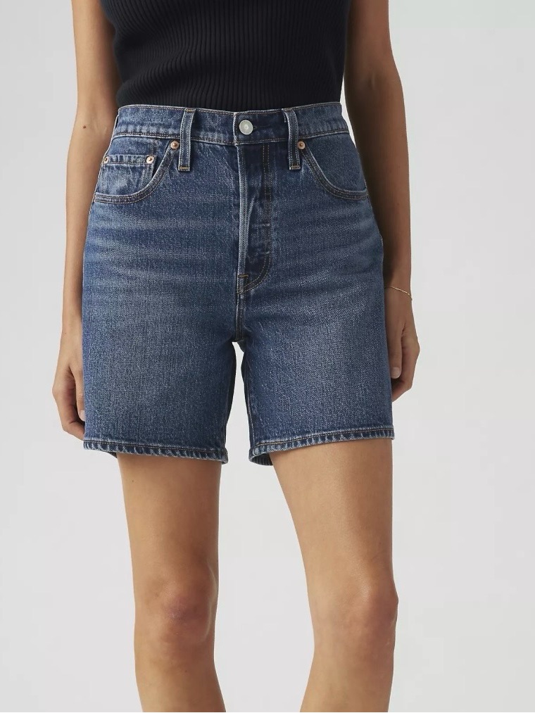 Levi’s 501 High-Waist Denim Shorts In Blue - Classic Women's Jean Shorts